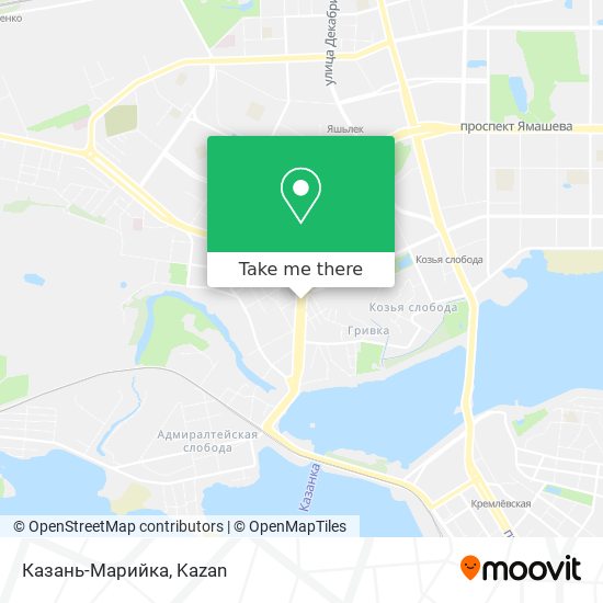 Казань-Марийка map