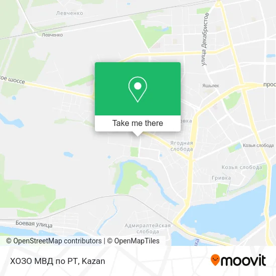 ХОЗО МВД по РТ map
