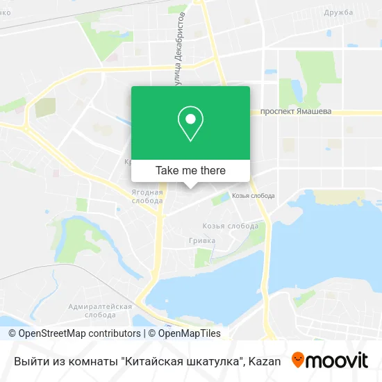 Выйти из комнаты "Китайская шкатулка" map