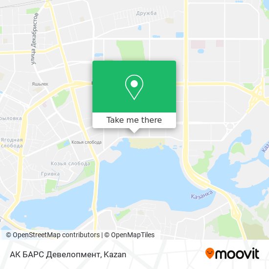 АК БАРС Девелопмент map