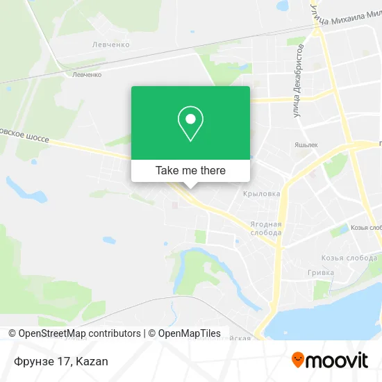 Фрунзе 17 map