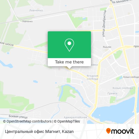 Центральный офис Магнит map