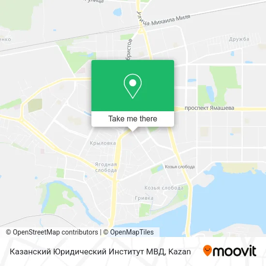 Казанский Юридический Институт МВД map
