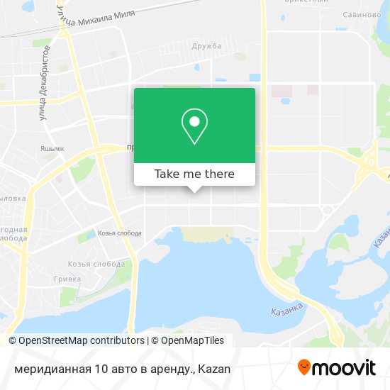 меридианная 10 авто в аренду. map