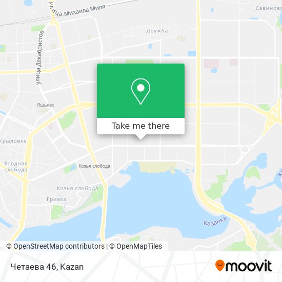 Четаева 46 map