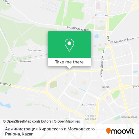 Администрация Кировского и Московского Района map
