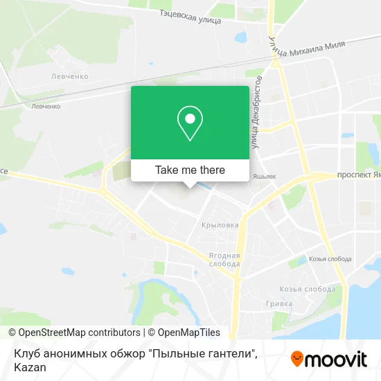 Клуб анонимных обжор "Пыльные гантели" map