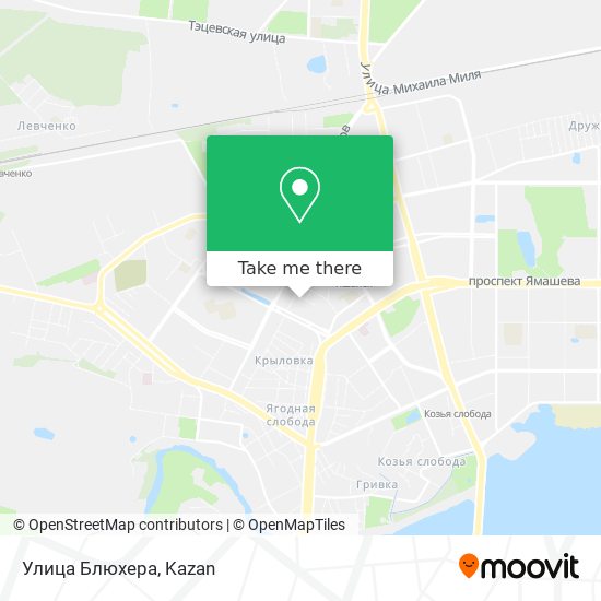 Улица Блюхера map