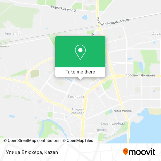 Улица Блюхера map
