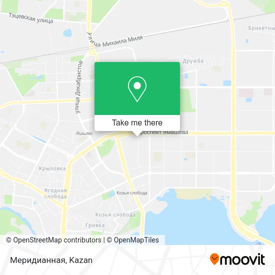 Меридианная map