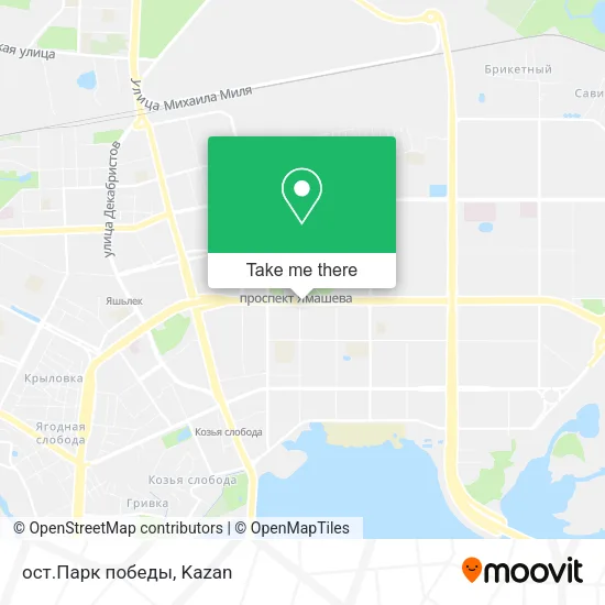 ост.Парк победы map