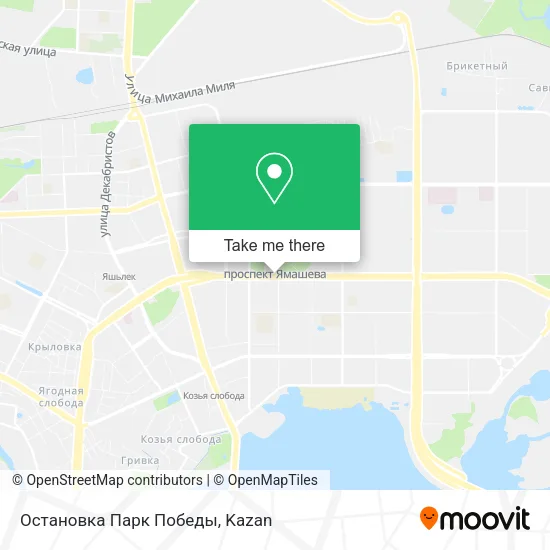 Остановка Парк Победы map