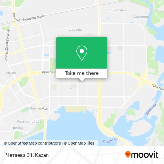 Четаева 31 map