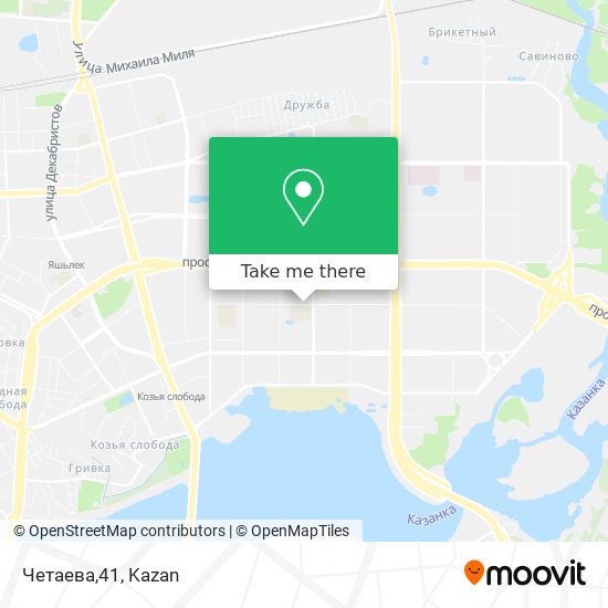 Четаева,41 map