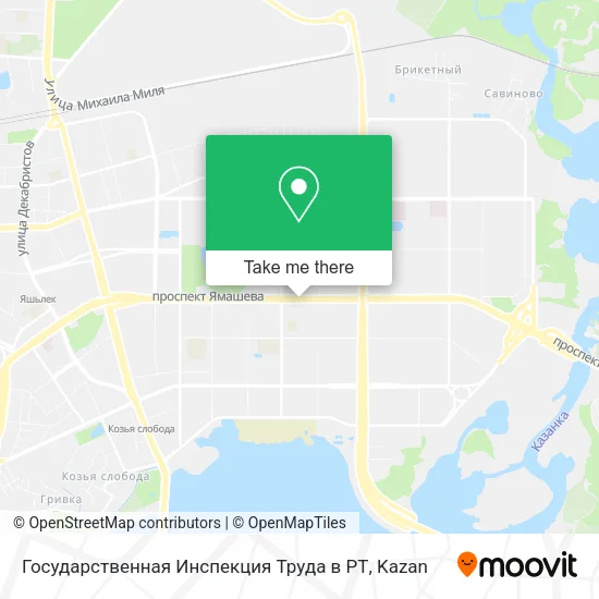 Государственная Инспекция Труда в РТ map