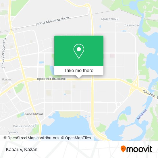 Казань map
