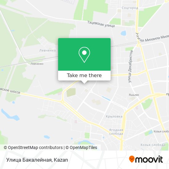 Улица Бакалейная map