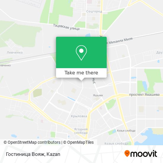 Гостиница Вояж map