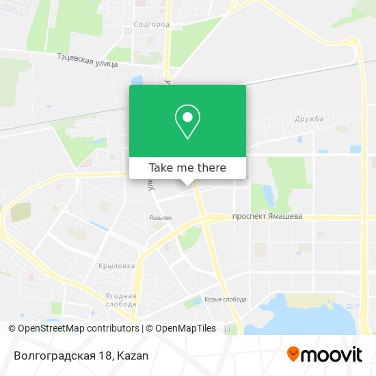 Волгоградская 18 map