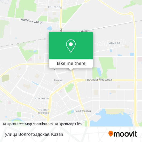 улица Волгоградская map