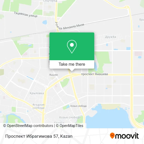 Проспект Ибрагимова 57 map