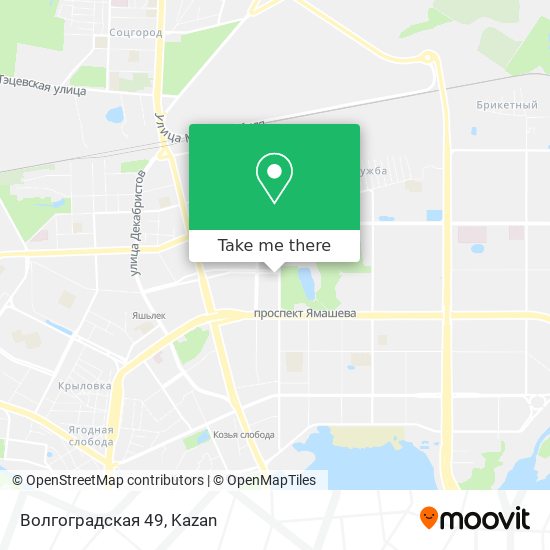Волгоградская 49 map