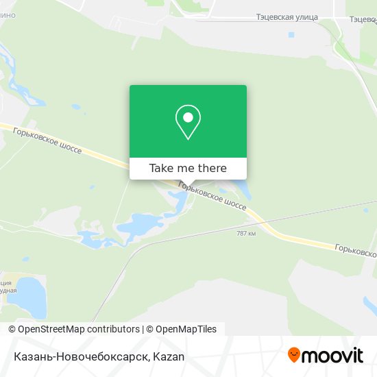Казань-Новочебоксарск map