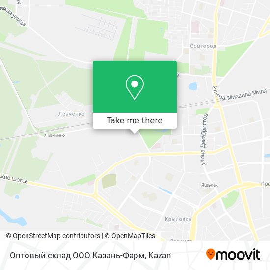 Оптовый склад ООО Казань-Фарм map