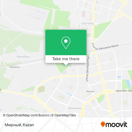 Мирный map