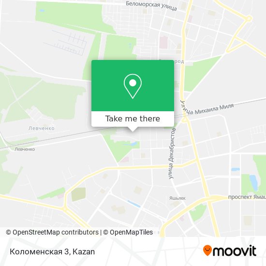 Коломенская 3 map