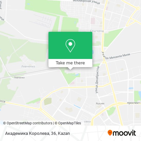 Академика Королева, 36 map
