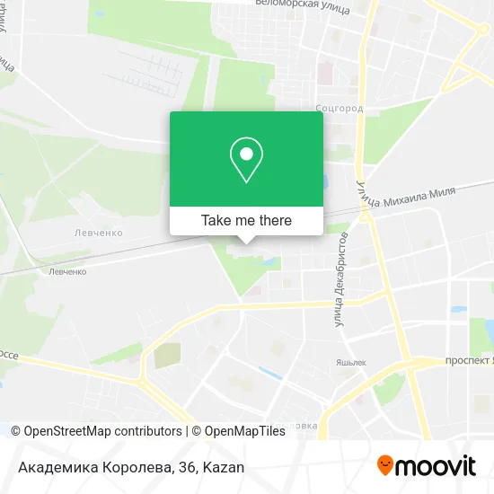 Академика Королева, 36 map