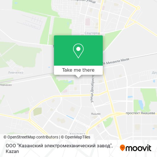 ООО "Казанский электромеханический завод" map
