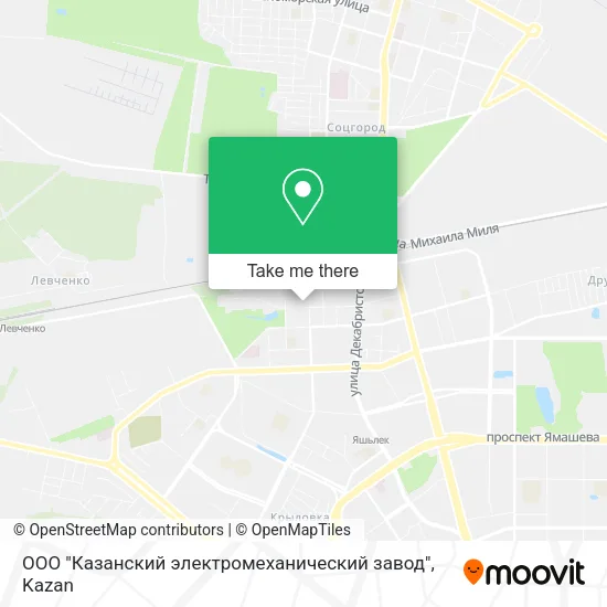 ООО "Казанский электромеханический завод" map