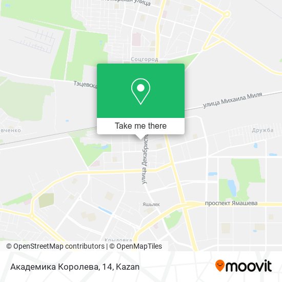 Академика Королева, 14 map