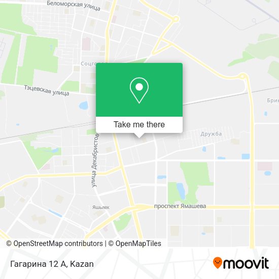 Гагарина 12 А map