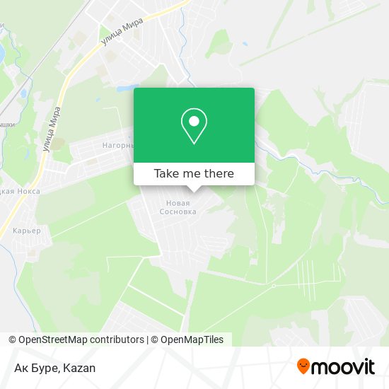 Ак Буре map