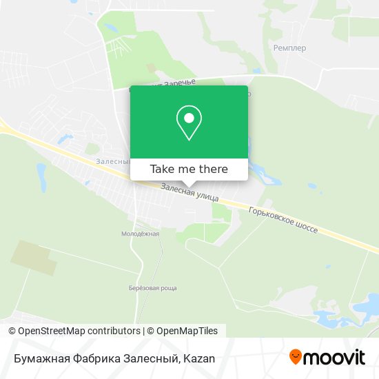 Бумажная Фабрика Залесный map