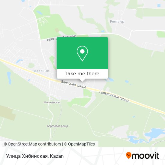 Улица Хибинская map