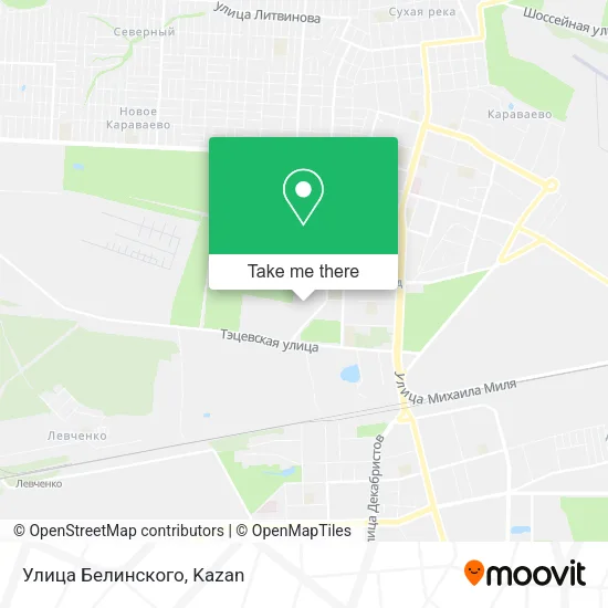 Улица Белинского map