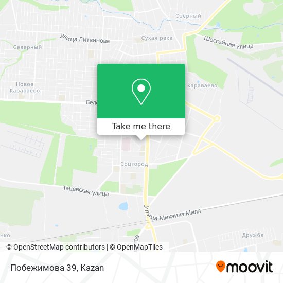 Побежимова 39 map