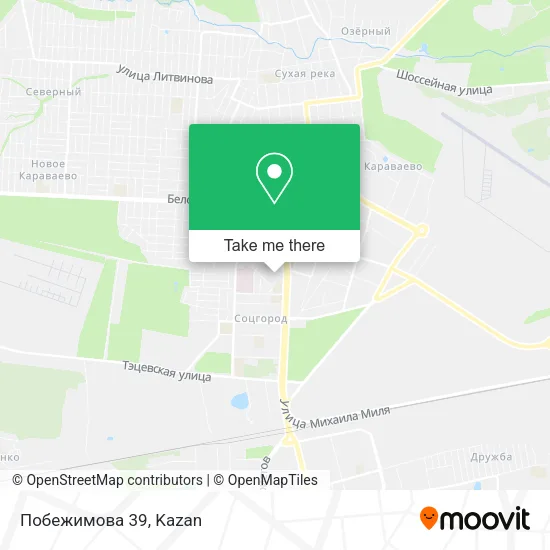 Побежимова 39 map