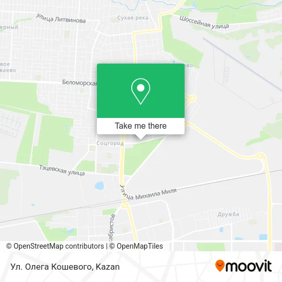 Ул. Олега Кошевого map