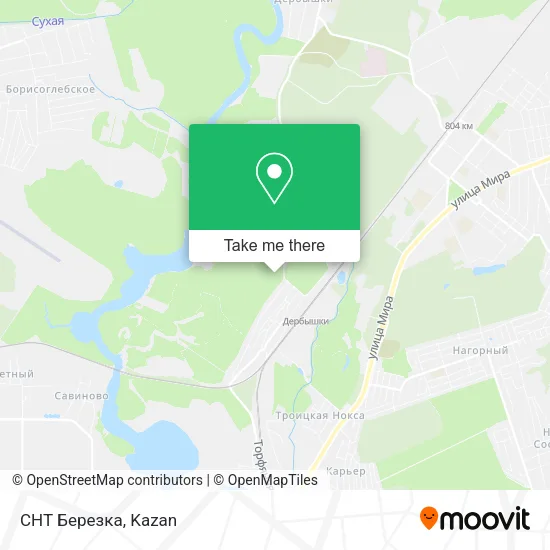 СНТ Березка map