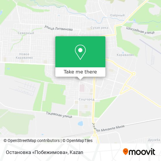 Остановка «Побежимова» map