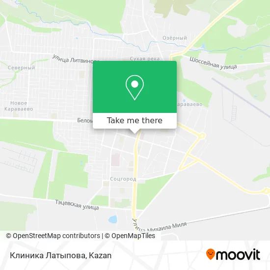 Клиника Латыпова map