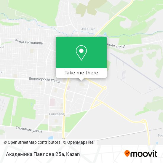 Академика Павлова 25а map