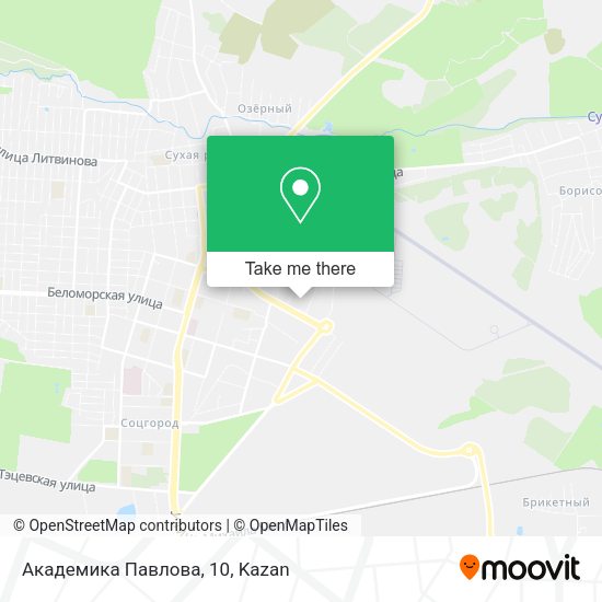 Академика Павлова, 10 map