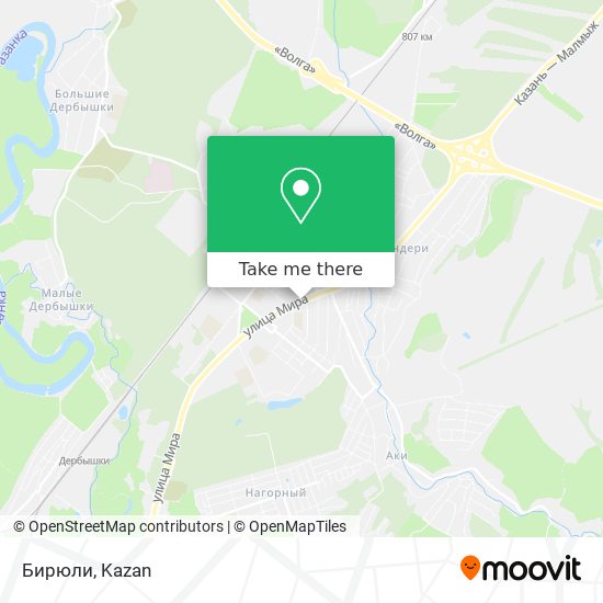 Бирюли map