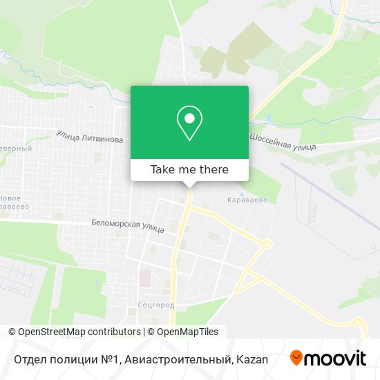 Отдел полиции №1, Авиастроительный map